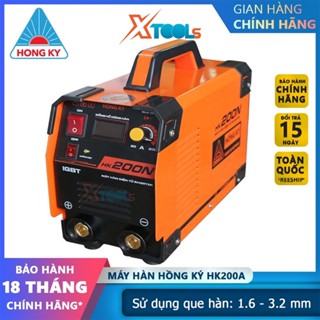 Máy hàn que điện tử Hồng Ký HK200N - bảo hành 18 tháng 200 ampe/linh kiện Nhật Bản/chế độ chống giật, chống quá tải