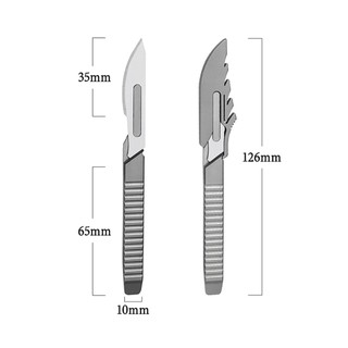 Dao rọc giấy,khắc trổ nghệ thuật EDC Ti (FK-33)