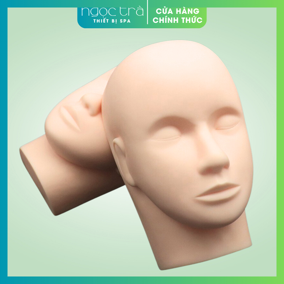 Đầu Manocanh mềm học nối mi spa thẩm mỹ