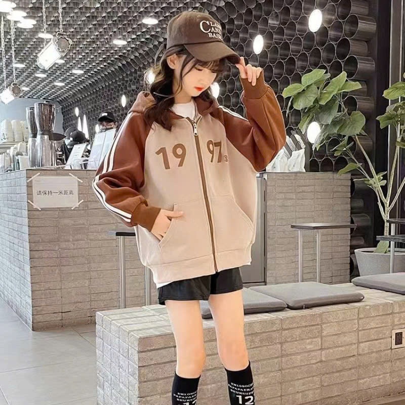 Áo khoác nỉ thu đông dành cho bé gái và bé trai 9-45 kg mẫu Áo khoác 1997 kiểu dáng đẹp, ấm áp.