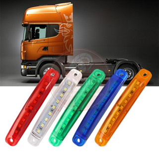   Đèn LED dải 1 mặt cảnh báo   9 Chip Led SMD   12V   24V  dành cho xe tải 