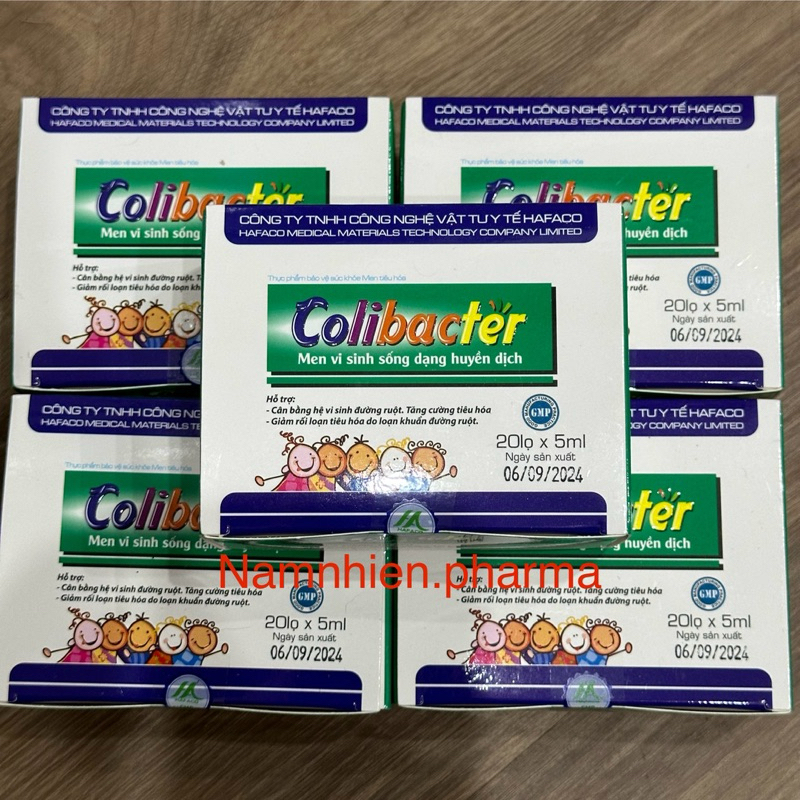 Men vi sinh Bạch Mai Colibacter, men sống dạng huyền dịch chống táo bón, ổn định hệ tiêu hóa... Date luôn mới nhất!