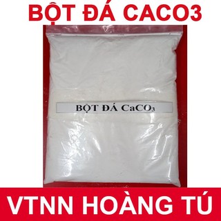 Bột đá CaCO3 siêu trắng, siêu mịn 1 Kg