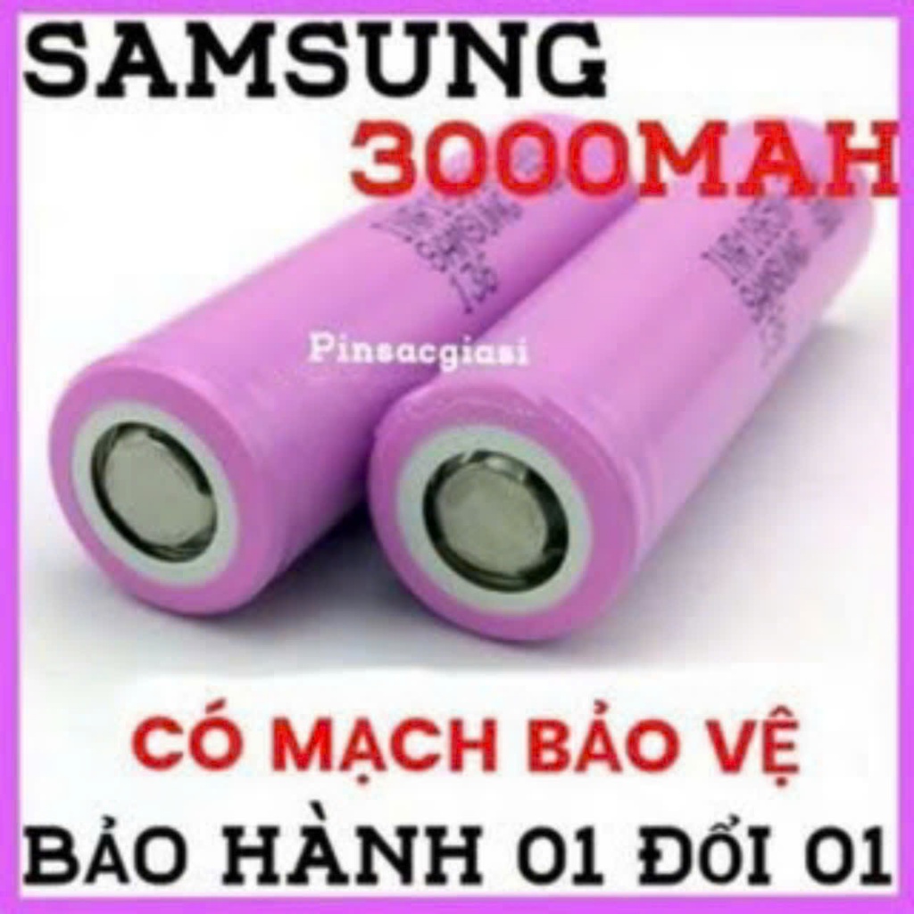 Pin 18650 Tông đơ máy cắt tóc Samsung 3000mah