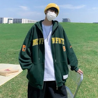 Áo Khoác Nỉ Chống Nắng Họa Tiết Chữ MOVE Dây Kéo Zip Nam Nữ Ulzzang Unisex Form Rộng Đẹp Ba Màu Kem Rêu Đen - DTB