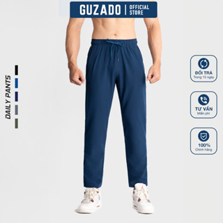Quần dài nam Guzado Chất Vải Gió Thể Thao Cao Cấp,Không Bai Xù,Co Giãn Vận Động Thoải Mái GĐC2101