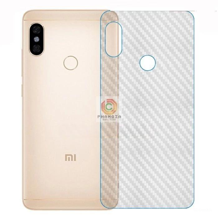 Miếng dán mặt lưng skin carbon Xiaomi Redmi Note 5/ Note 5 Pro/ Note 5A/ Note 6 Pro