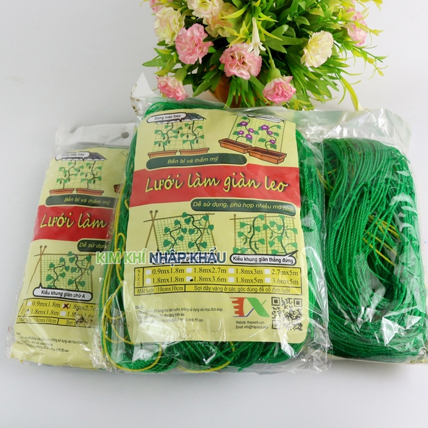 Lưới cước làm giàn cho cây thân leo - D119