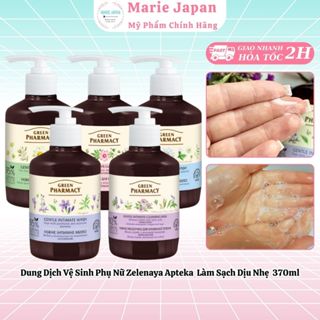 Dung Dịch Vệ Sinh Phụ Nữ Zelenaya Apteka Làm Sạch Lành Tính Dịu Nhẹ Cân Bằng Độ Ph Cô Bé 370ml