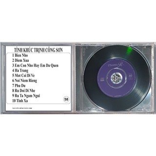 bộ 5 đĩa cd trịnh công sơn