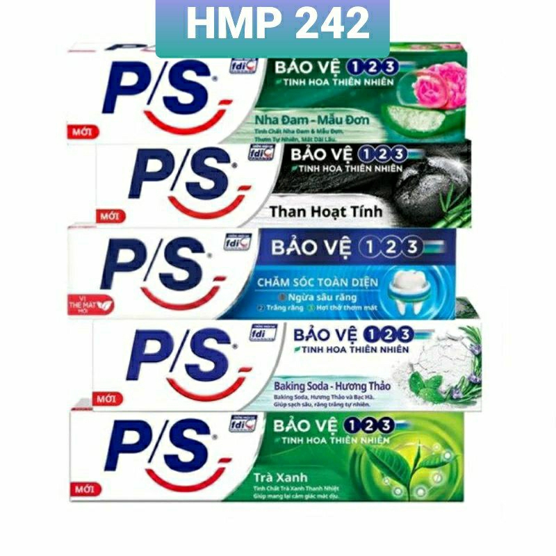 (Combo 6 Tuýp) Kem đánh răng P/S  230g