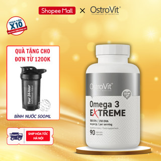 Dầu cá OstroVit Omega3 Extreme với hàm lượng cao giúp tăng cường trí não, giảm đau nhức cơ, cải thiện sức khỏe tim mạch