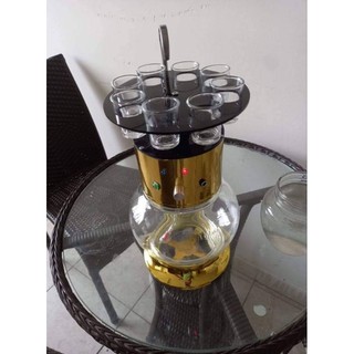 máy rót rượu tự động 10 ly