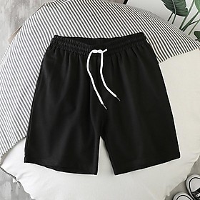 Xả kho quần mặc nhà giá rẻ - Quần đùi thun trơn, quần short unisex nam nữ ống rộng đủ màu, có bigsize đến 100kg- n/đ