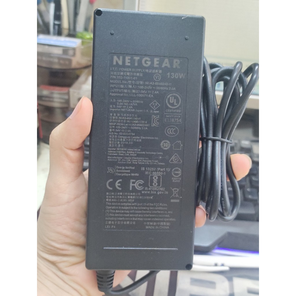 Cục nguồn cho Switch Cisco SG300-10P chân 4 pin