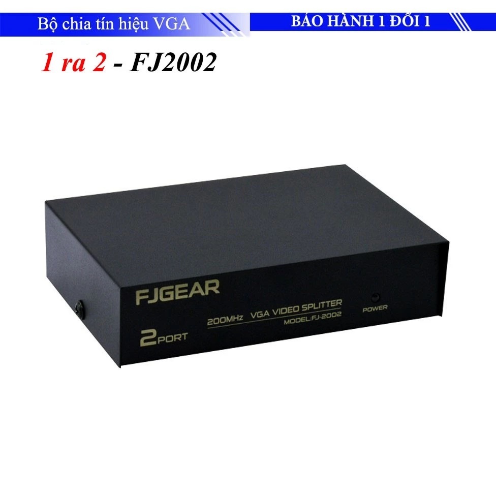 Bộ chia tín hiệu VGA 1 ra 2 FJGEAR FJ-2002
