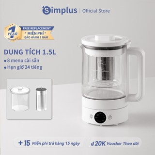 Simplus Bộ Ấm Điện Dung Tích 1.5L Màn Hình LCD 8 Chức Năng Cài Sẵn YSHU001- Bảo Hành 1 Năm 1 Đổi 1