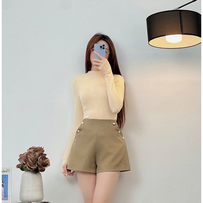 Áo Thun 𝐂𝐂𝐇𝐀𝐓 Cổ Leo Tay Dài Basic Chất Liệu Cao Cấp Mềm Mại 24TDC2005OT