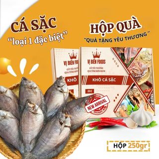 [Hộp Quà Tặng] Khô Cá Sặc Vị Biển Hút Chân Không 250gr Quà Tặng Xuất Ngoại