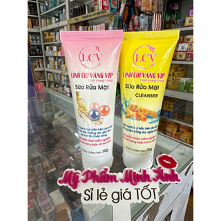 sữa rửa mặt linh chi vàng 70g ( chuẩn cty )