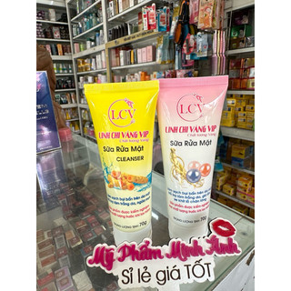 sữa rửa mặt linh chi vàng 70g ( chuẩn cty )