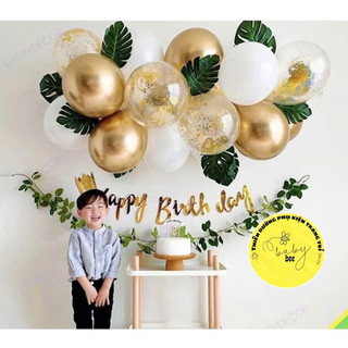 Set Bóng Trang Trí Sinh Nhật Vintage 2108