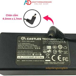 Adapter nguồn máy POS T1000 , sạc máy quẹt thẻ Pos Spectra T700 T1000 9v