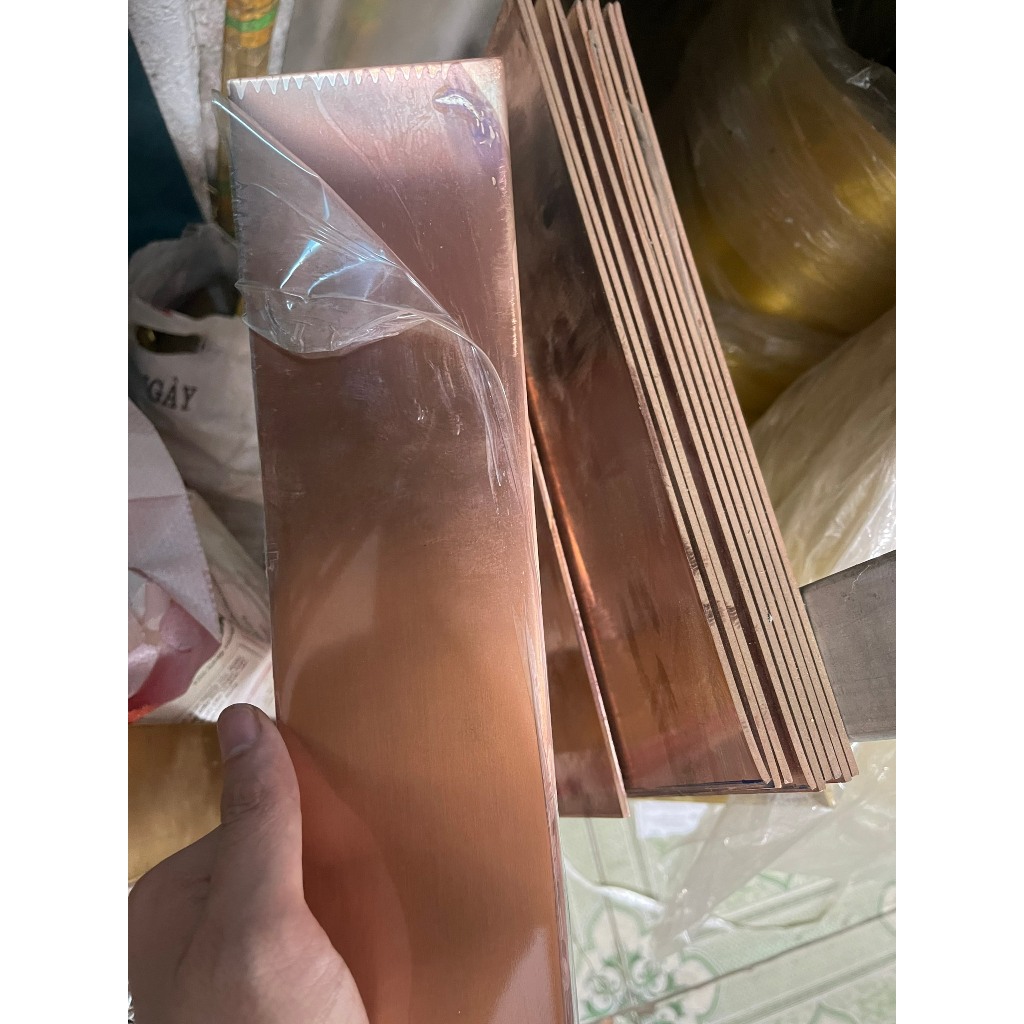 Đồng tấm đỏ dầy 3mm ( Nhiều kích thước )