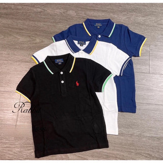Áo polo cổ sắc màu RL