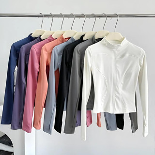 Áo Khoác Tập Gym Nữ, Áo Khoác Chống Nắng Dây Kéo Dài Thể Thao Yoga Ôm Sát Co Giãn Beyour Sport