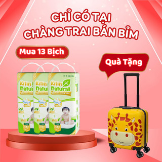  Tã Bỉm Kitin Natural size NB56/S50/M44/L40 cho bé siêu thấm hút, chống hăm, kháng khuẩn