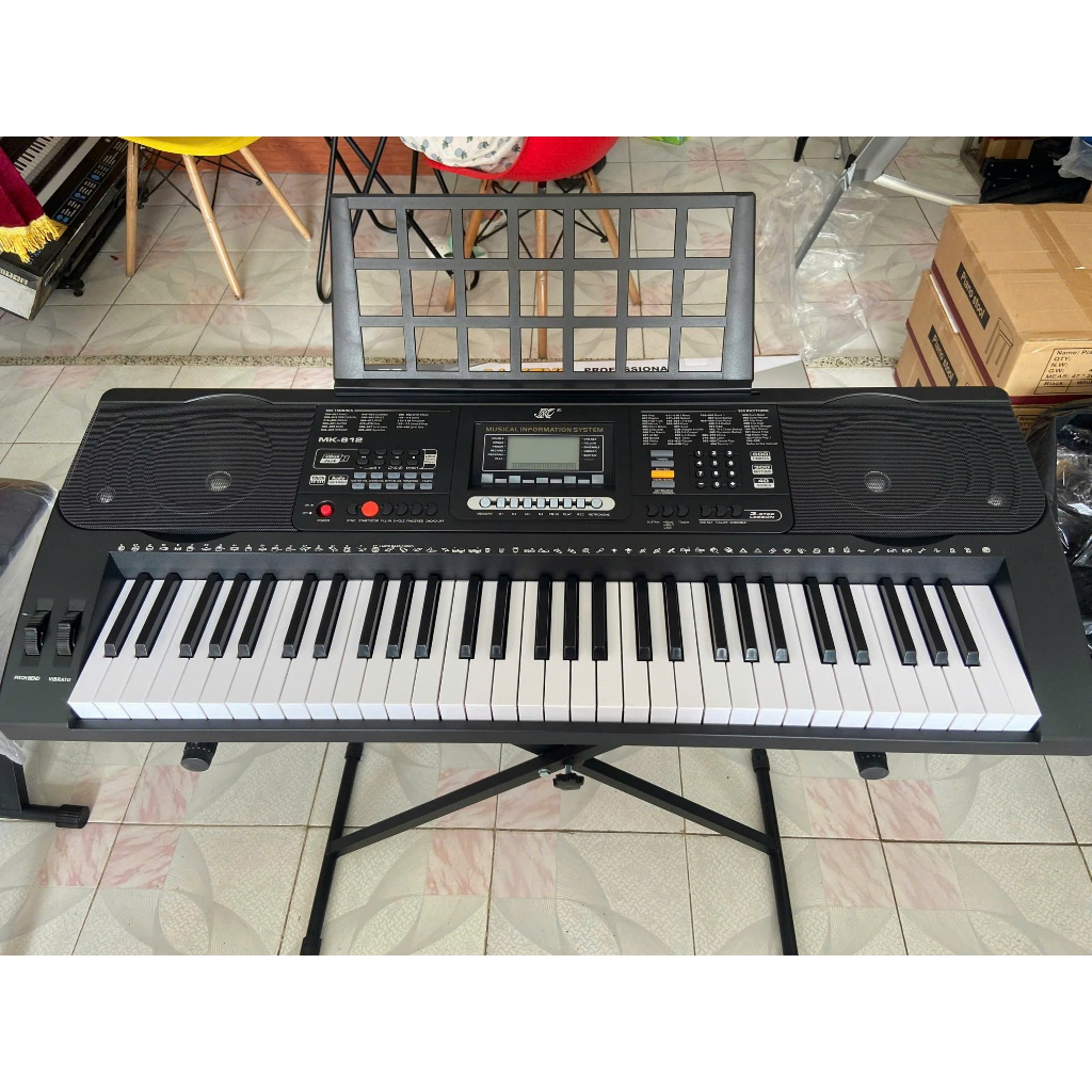 Đàn Organ Điện Tử Bàn Phím Piano 61 Meike MK-812
