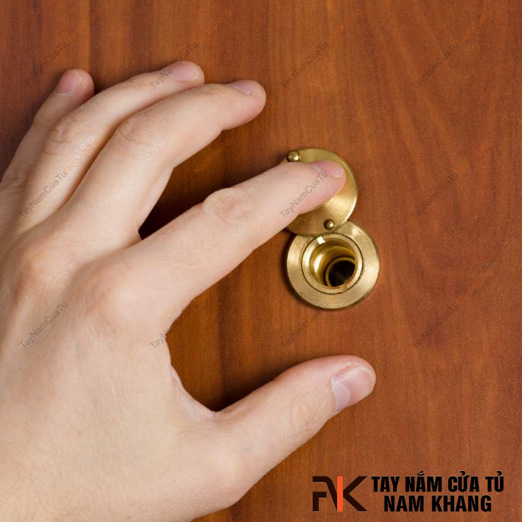 Mắt thần gắn cửa NK182-V (Màu Vàng)