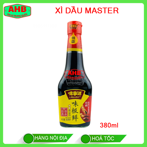 Xì Dầu Master 380ml - Xì dầu ngon