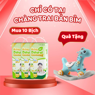 Tã Bỉm Kitin Natural size NB56/S50/M44/XL38/XXL36, tinh chất trà xanh, siêu mềm mỏng, chống hăm