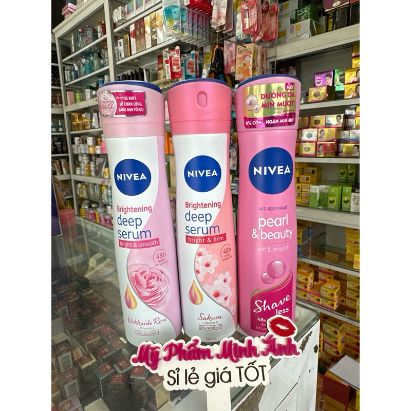 Xịt khử mùi NIVEA nữ 150ML ( Chuẩn cty )