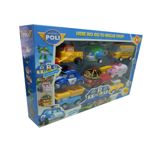 Bộ 8 xe trớn Robocar Poli ảnh thật