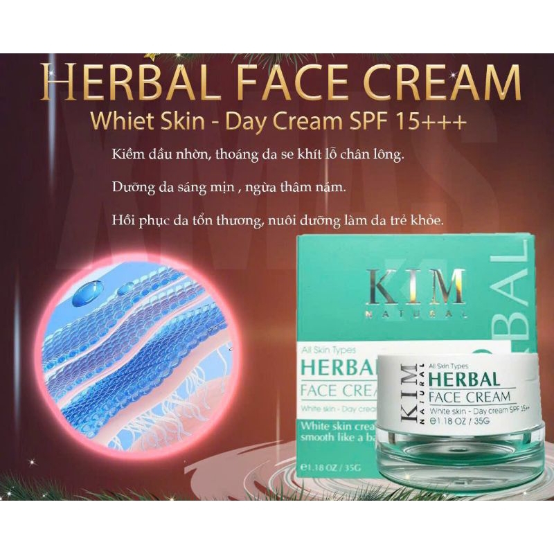 Kem face Kim natural [PHIÊN BẢN MỚI]