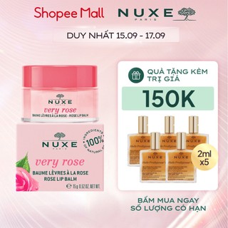 Son dưỡng môi dạng hũ Nuxe Very Rose 15g