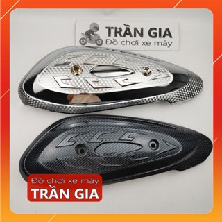  Ốp pô xe SH Mode năm 2020-2021-2022-2023-2024-2025 chụp che bô xi inox cacbon xe Sh Mo nữ đời mới nhất- phụ kiện 