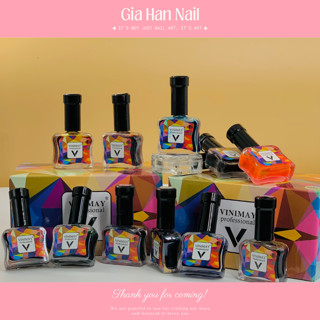  Set 12 lọ cồn loang Vinimay chính hãng - loang cồn trang trí móng tay nghệ tthuật- GIA HAN Nail 
