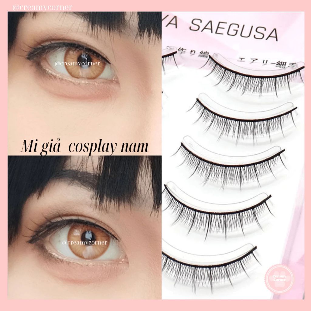 [HÀNG CÓ SẴN] Mi giả trên make cosplay nam mã R02