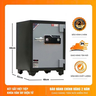 Két Sắt Việt Tiệp KV54VTDT Vân Tay Điện Tử Chống Cháy