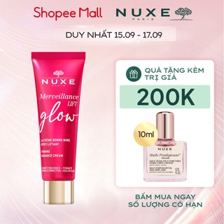 Kem dưỡng nâng cơ và chống lão hóa chuyên sâu và làm đều màu da NUXE Merveillance LIFT Glow Firming Radiance Cream 50ml