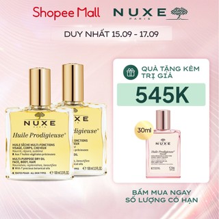 Combo 2 Dầu dưỡng đa năng Nuxe Huile Prodigieuse® 100ml