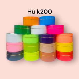 Hủ đựng kem 200g : lòng kem 200g + hủ 250g . đủ màu . hủ bóng đẹp
