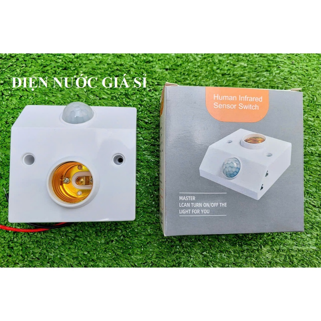 Chuôi Đèn Cảm Ứng Hồng Ngoại ESNCO Thông Minh Tự Động Tắt Mở