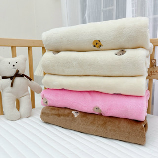 Chăn lông tuyết họa tiết thêu tay cao cấp mềm mịn, ấm áp cho bé, Suzy baby