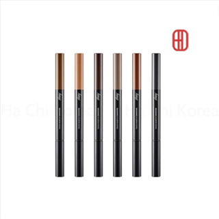 Chì kẻ mày 2 đầu Designing Eyebrow Pencil fmgt The Face Shop