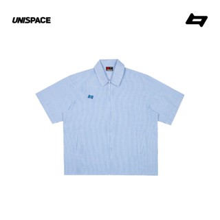 Áo sơ mi zip brand By Unispace áo form rộng tay lỡ unisex nam nữ Timeless